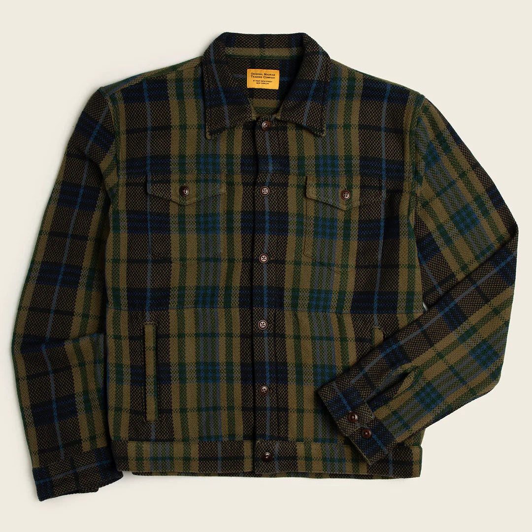 Chevron Weave Utility Jacket
