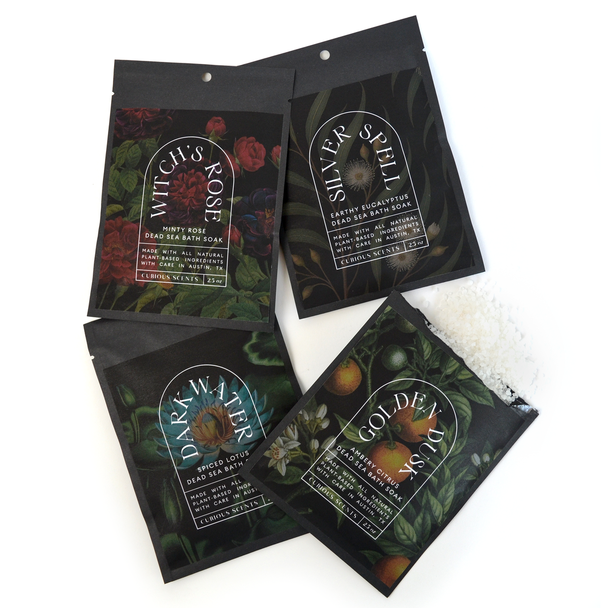 Dark Water Spiced Lotus Botanical Dead Sea Salt Bath Soak