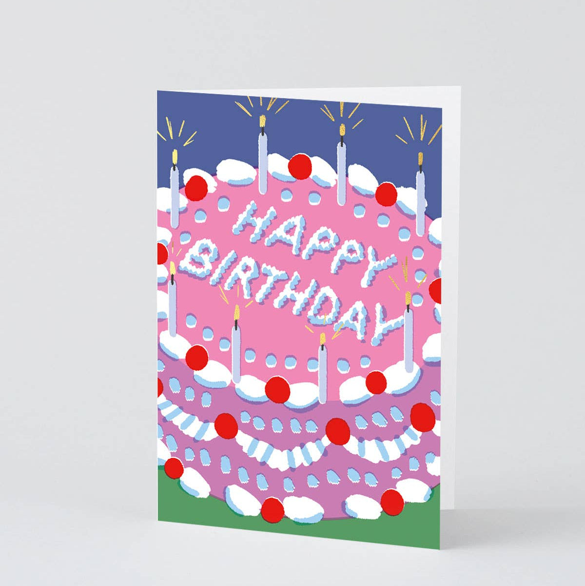 Happy Birthday Icing Cake Card