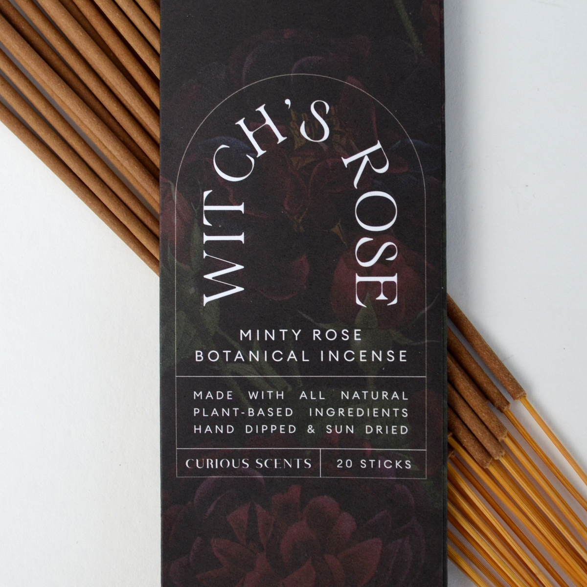 Witch's Rose Minty Rose Botanical Incense Sticks