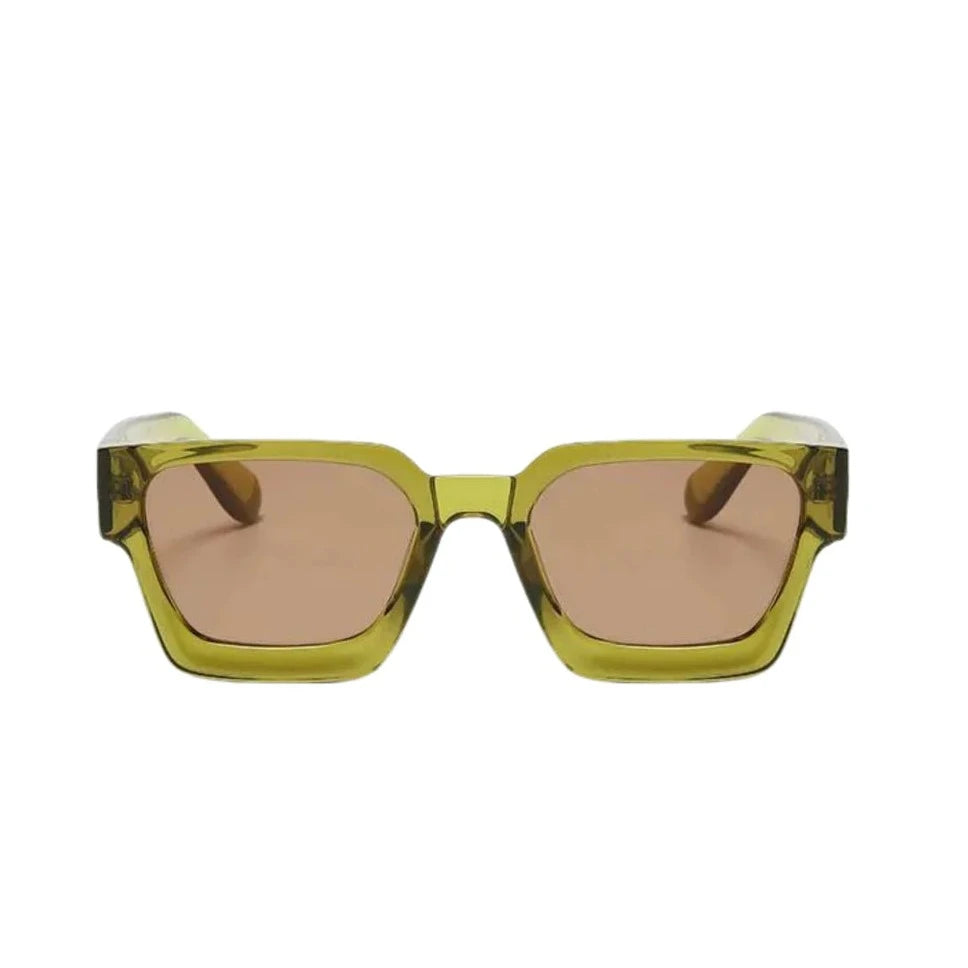 Disco Funk Sunglasses in Olive