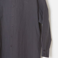 Papery Dolman Shirt in Navy Black