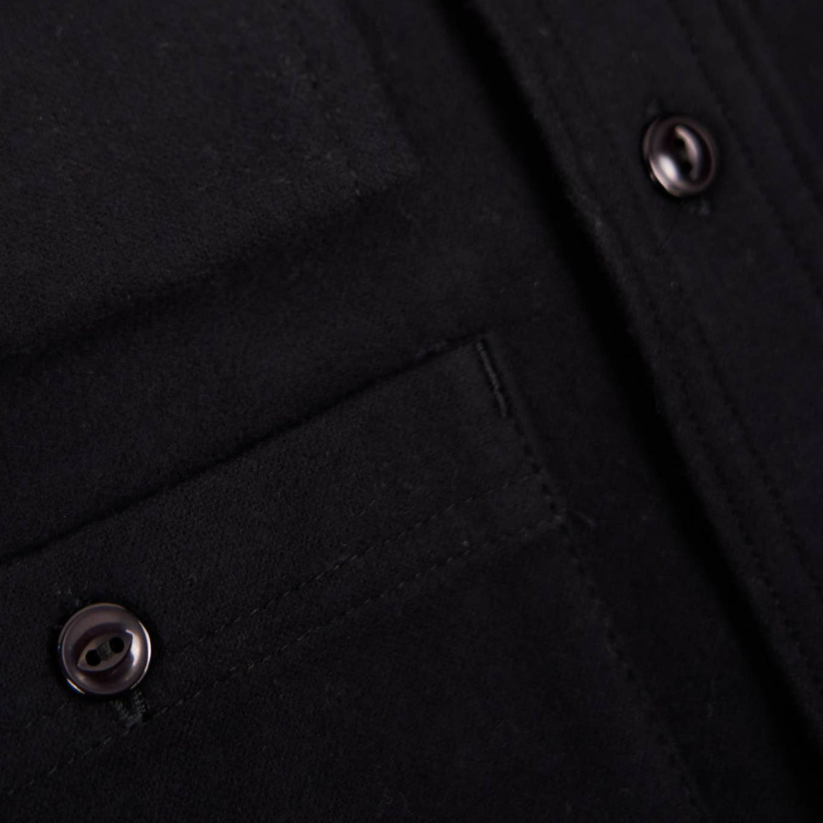 Klaxon Howl Cotton Flannel in Black