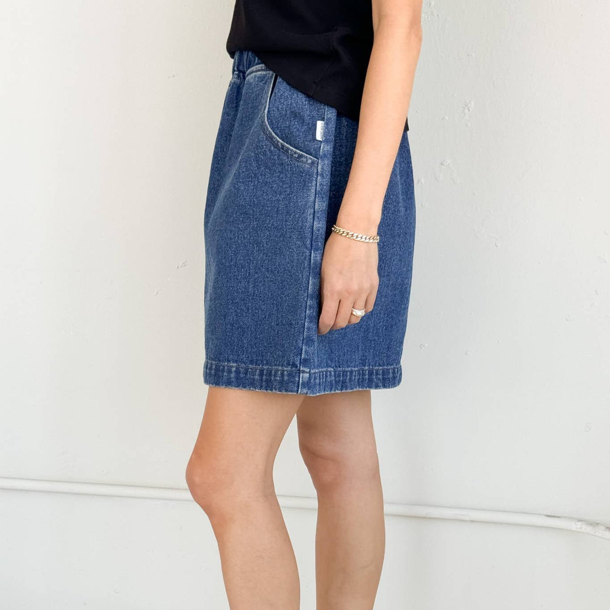 City Skirt in Denim