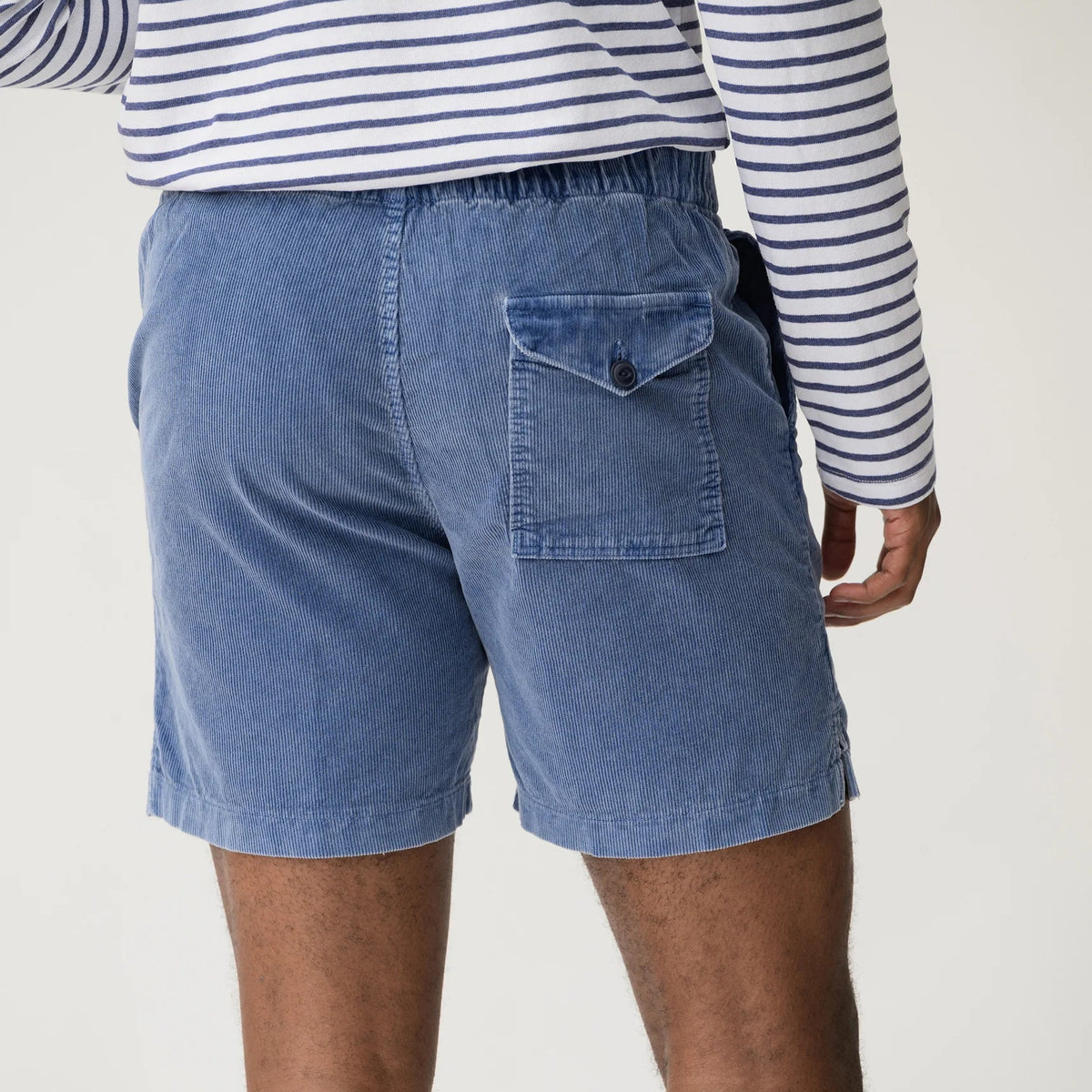 Corduroy Easy Short in Union Blue