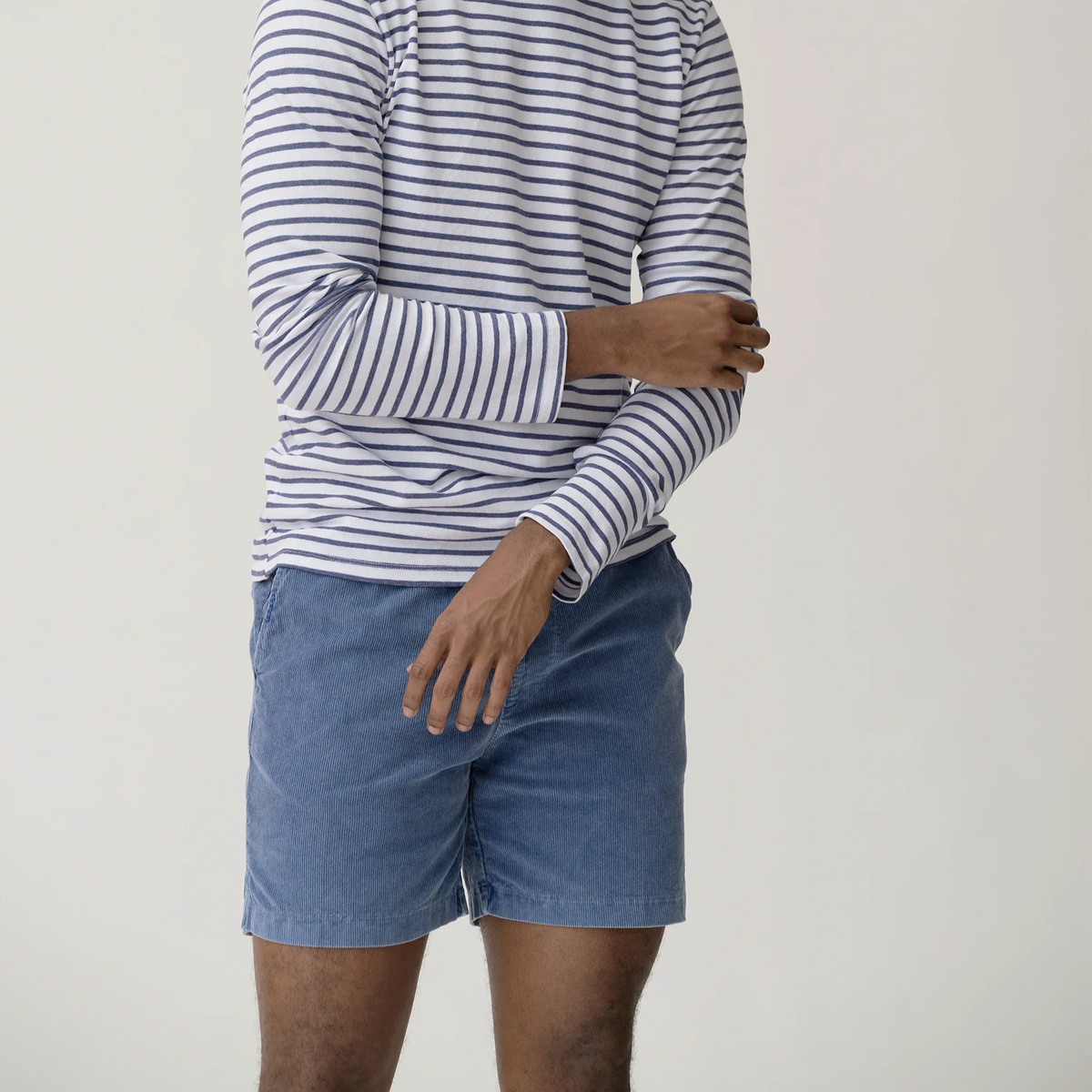 Corduroy Easy Short in Union Blue
