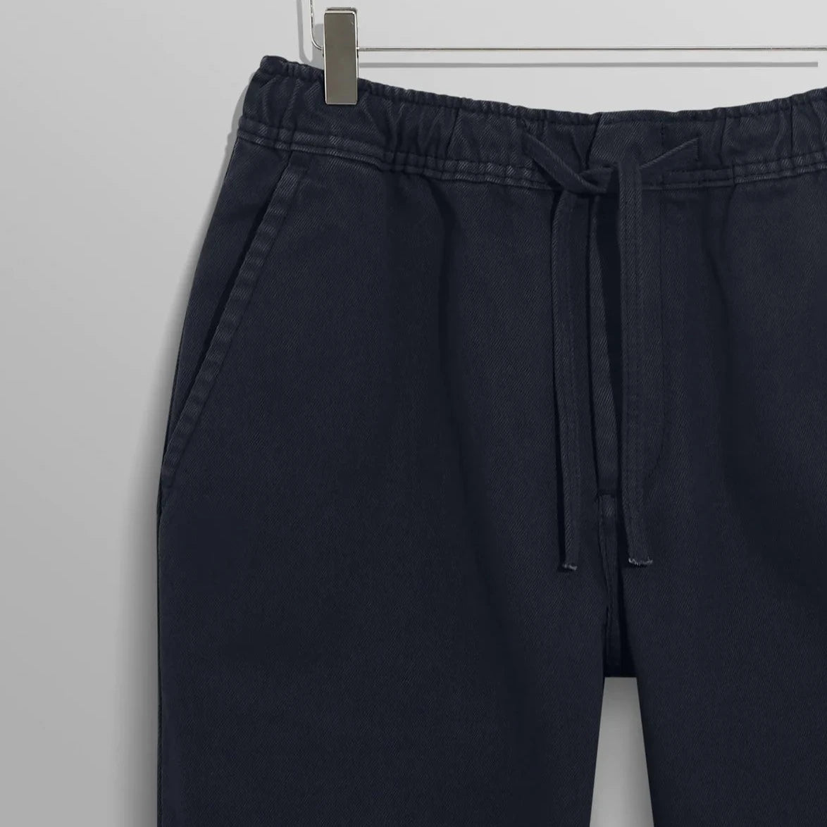 Kurt Organic Twill Trouser in Navy