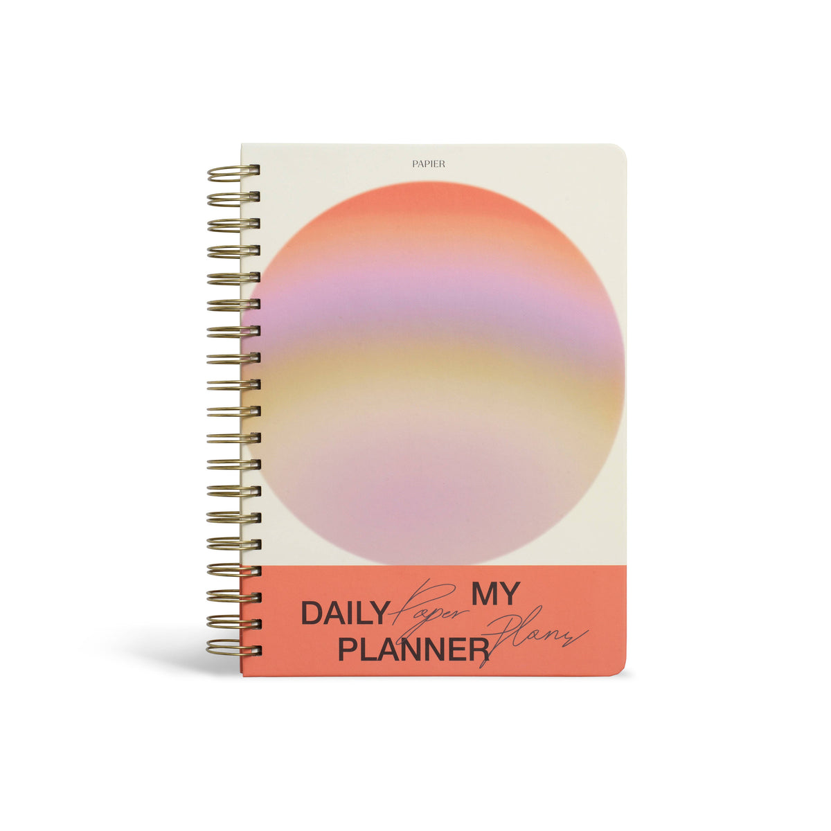 Gradient Orb Hardcover Spiral Daily Planner