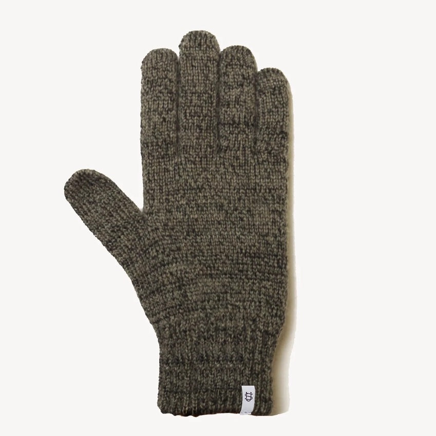 Melange Wool Glove in Dark