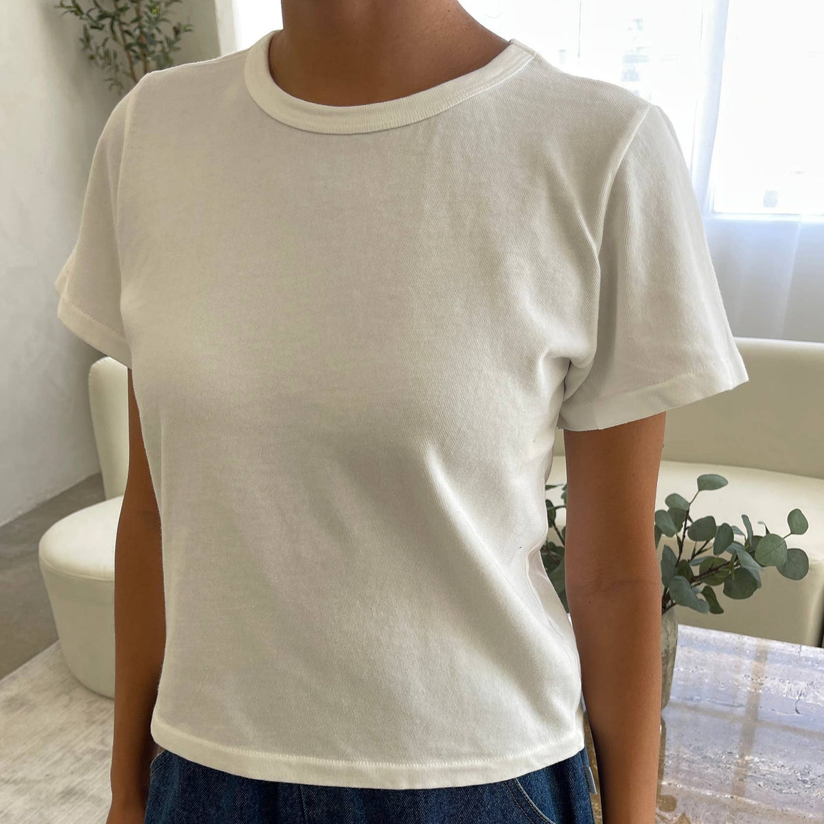 Little Boy Tee in Vintage White