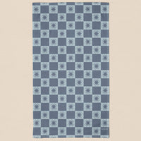 Winter Star Checked Pattern Tea Towel