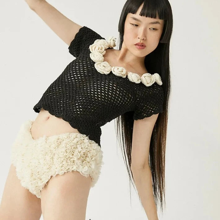 Makalu Top in Black