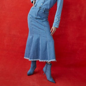 Lucille Denim Skirt