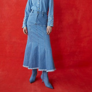 Lucille Denim Skirt