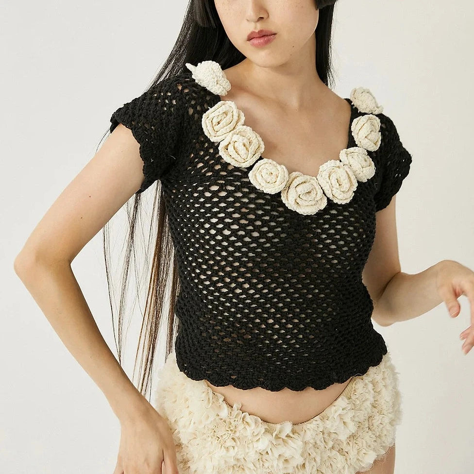 Makalu Top in Black