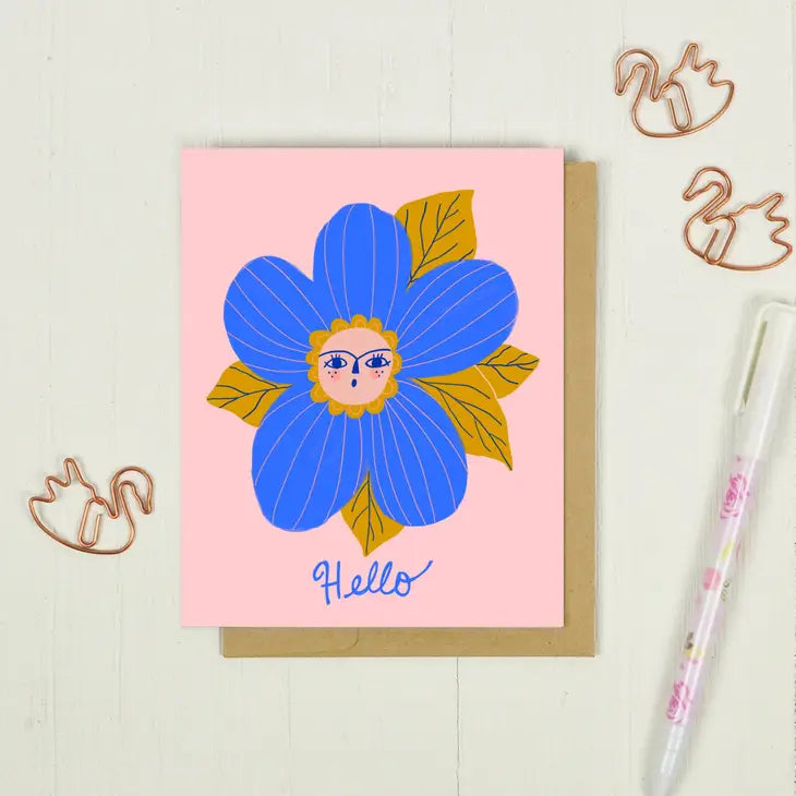 Hello Flower Card