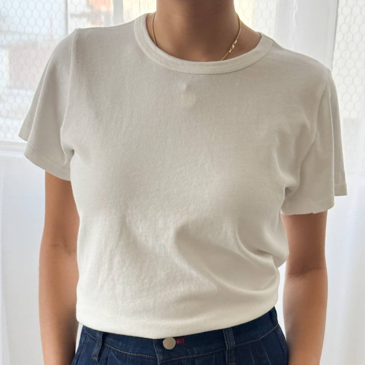 Little Boy Tee in Vintage White