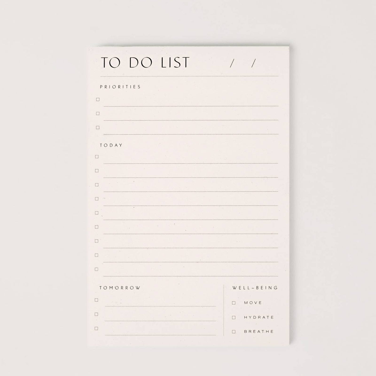 To Do List Pad
