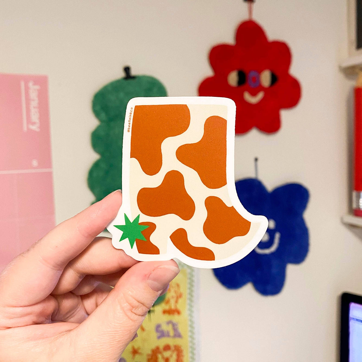 Cowboy Boot Sticker