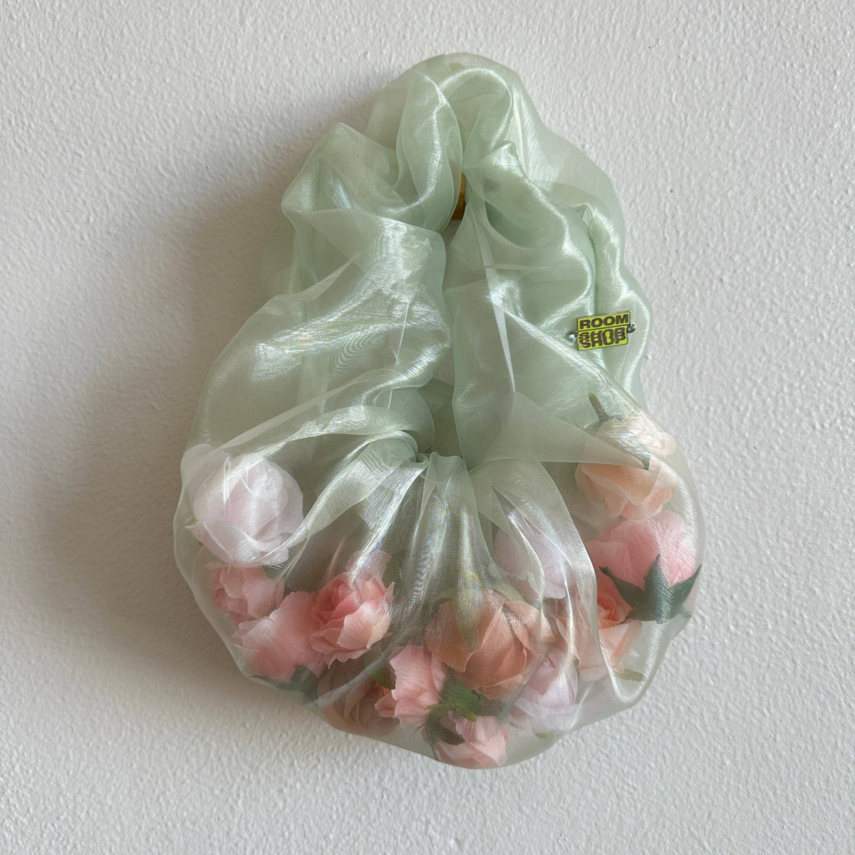 Rose Baby Bag in Sage / Rose Filled