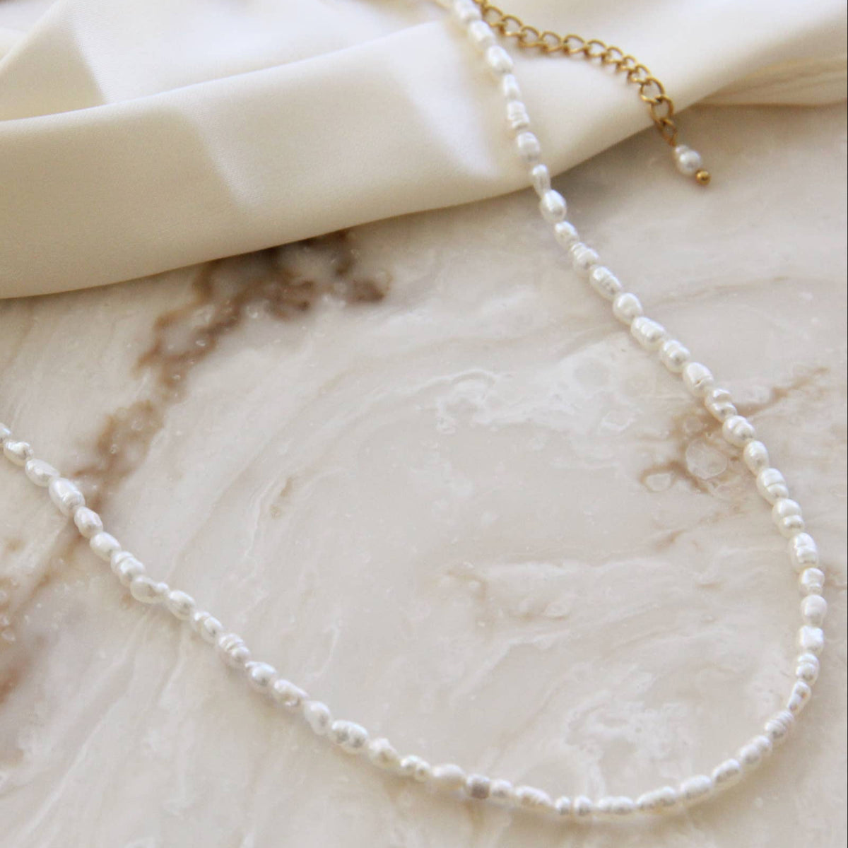 Natural Pearl Choker Necklace