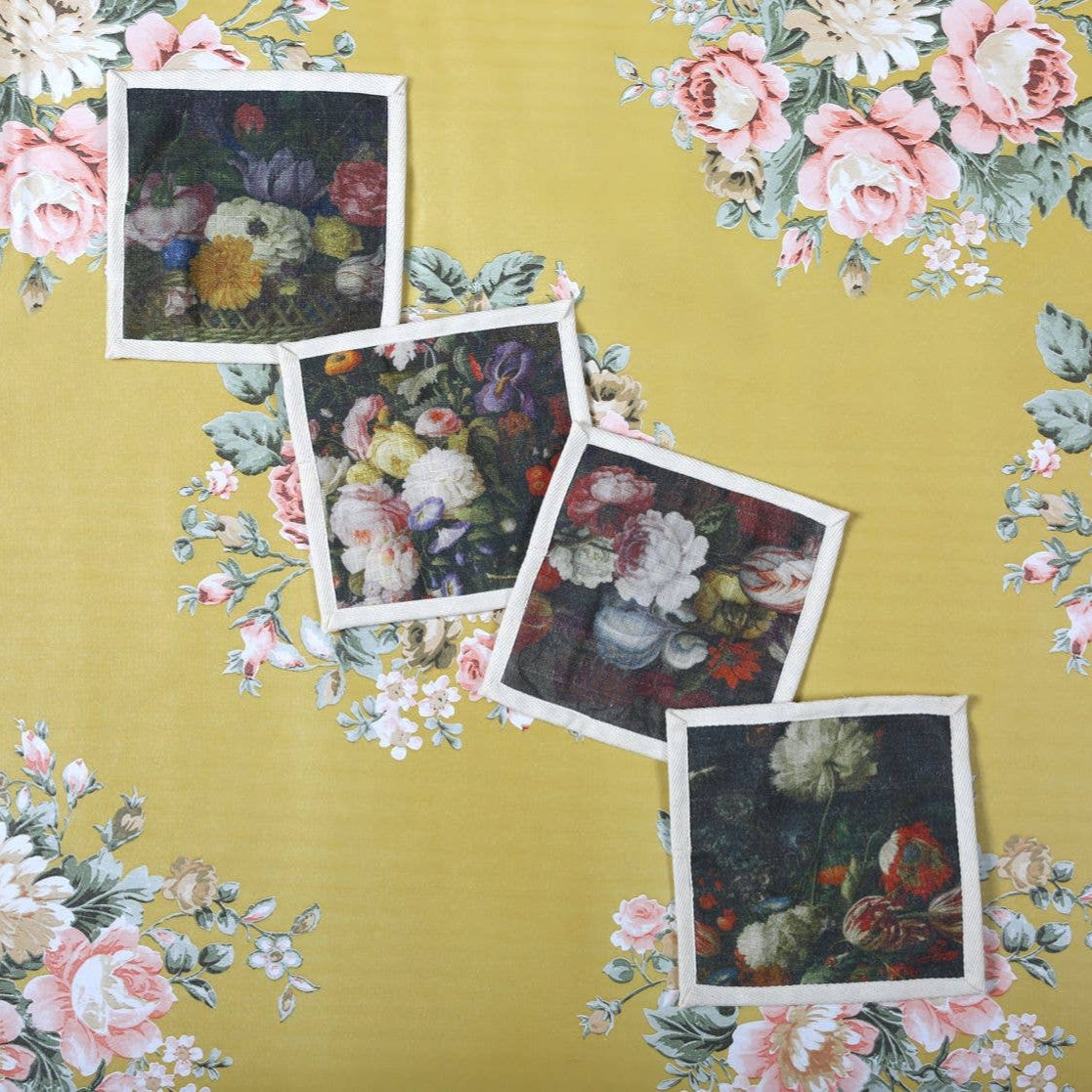 Bouquet Set of 4 Cocktail Napkins