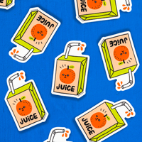 Sad Juice Sticker
