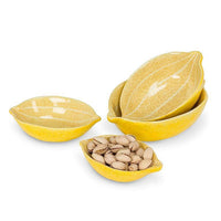 S/4 Lemon Nesting Bowls