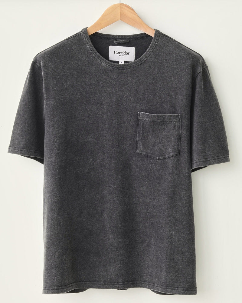 Garment Dye Tee in Black