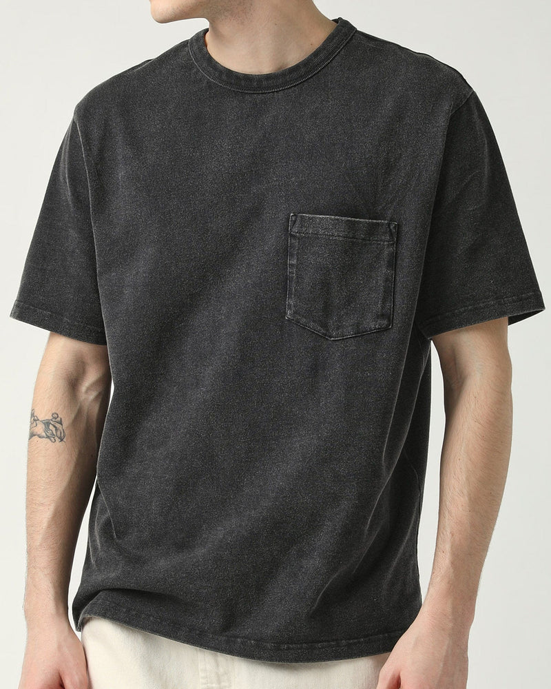 Garment Dye Tee in Black