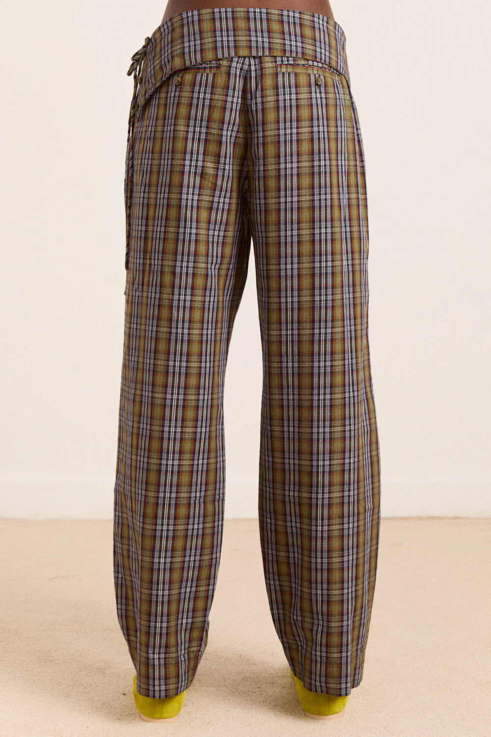 Fia Trousers in Multi Check