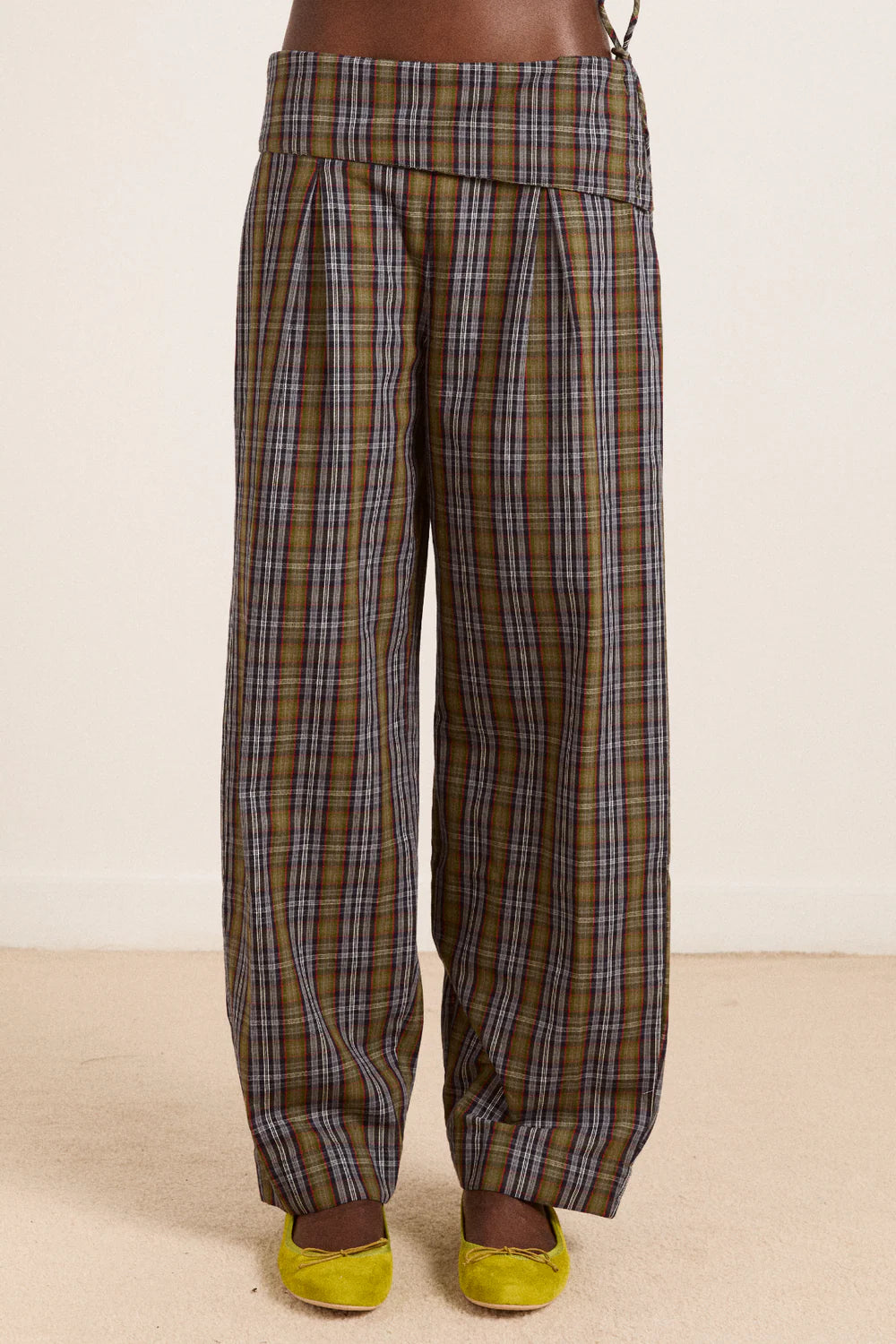 Fia Trousers in Multi Check