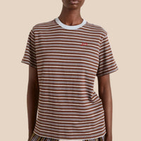 Ariel Relaxed Tee in Stripe