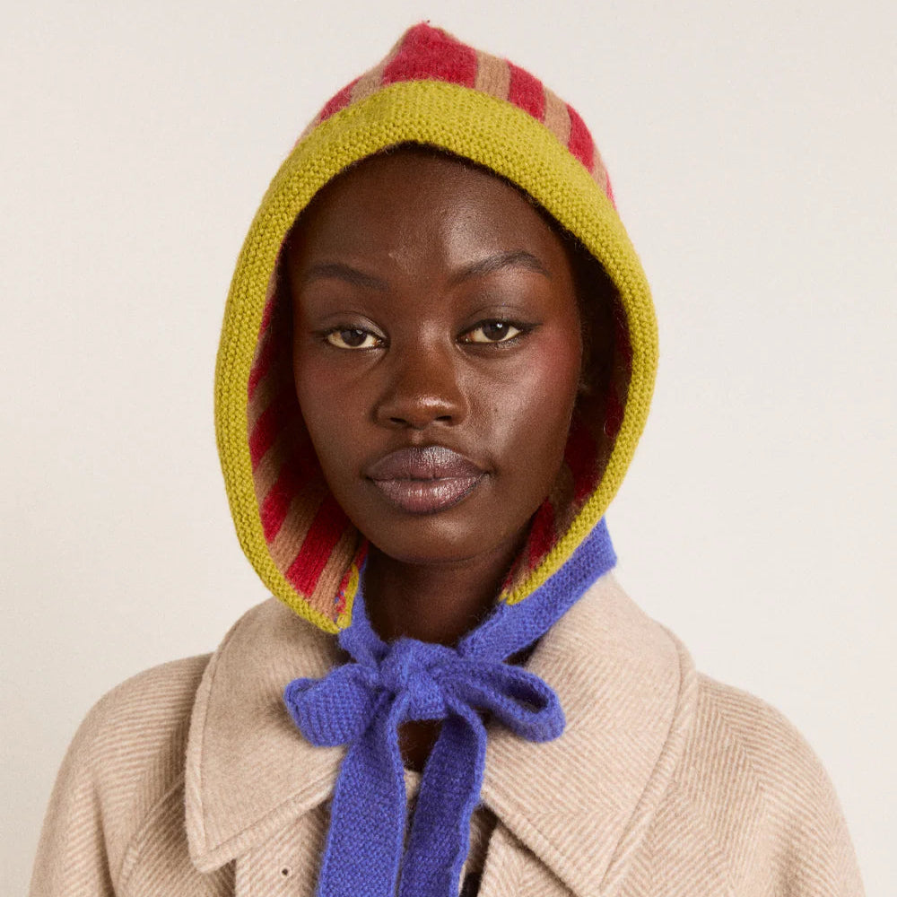 Striped Bonnet in Mix Stripe