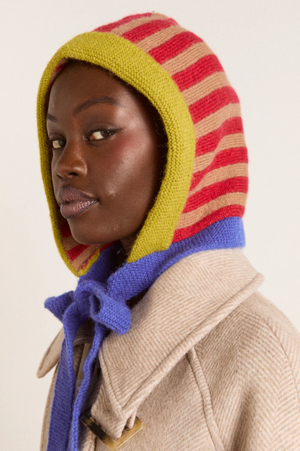 Striped Bonnet in Mix Stripe