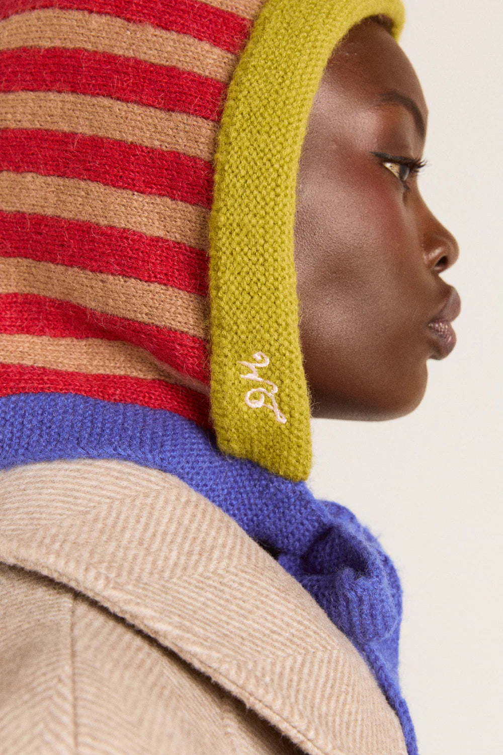 Striped Bonnet in Mix Stripe