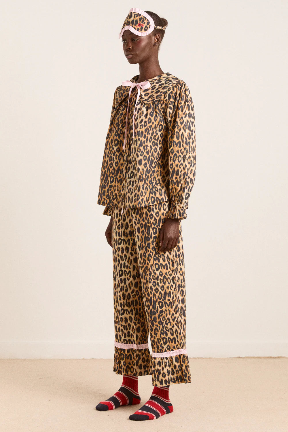 Felice PJ Set in Chocolate Leopard