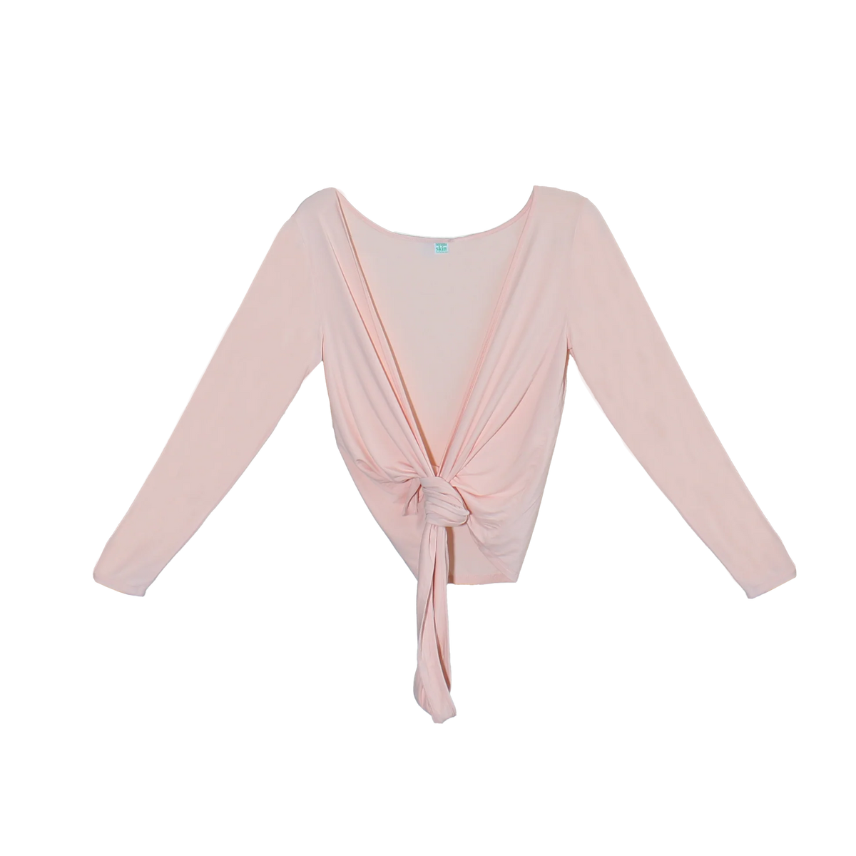 Ballerina Wrap Top in Powder Pink