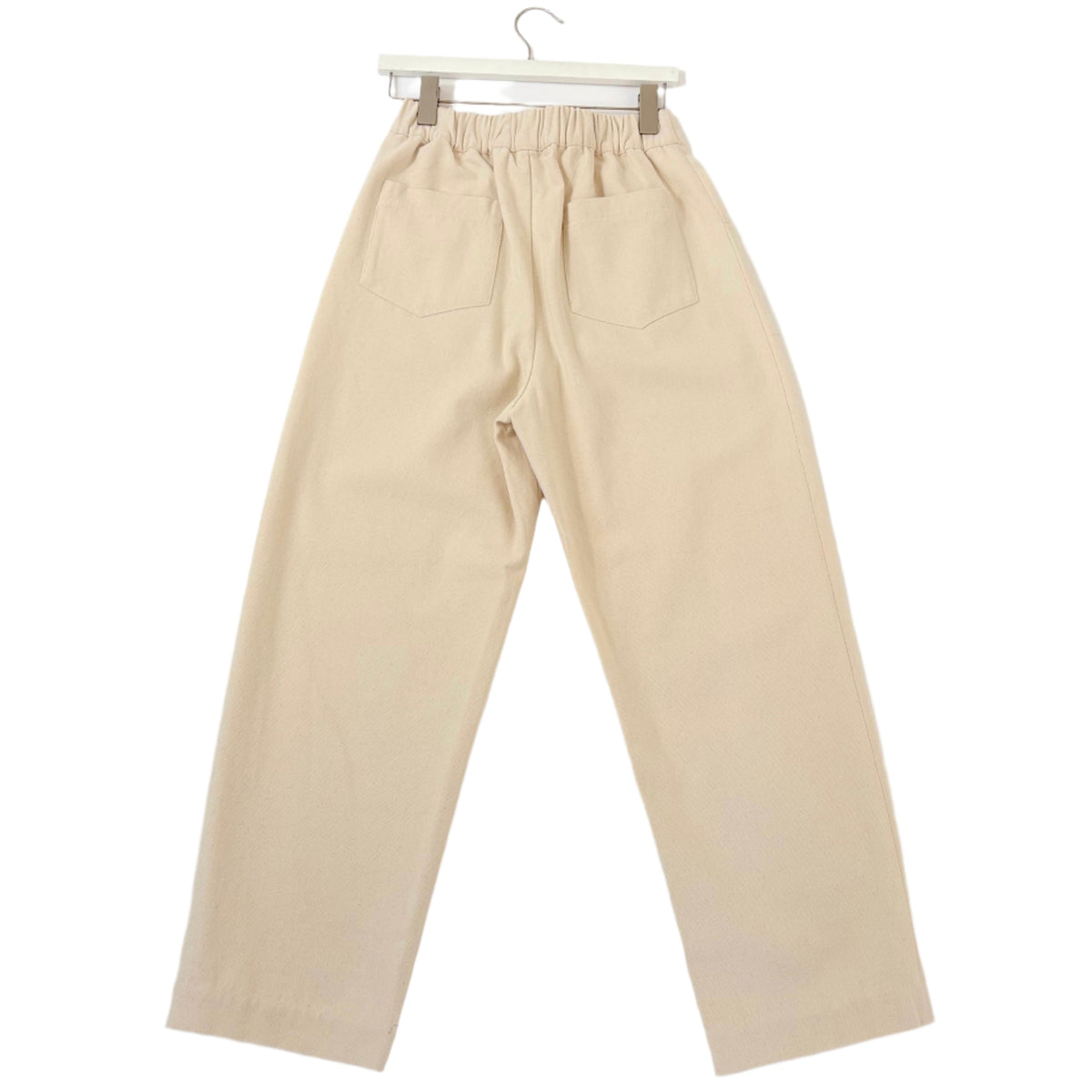 Curve Legged Trouser in Off-White