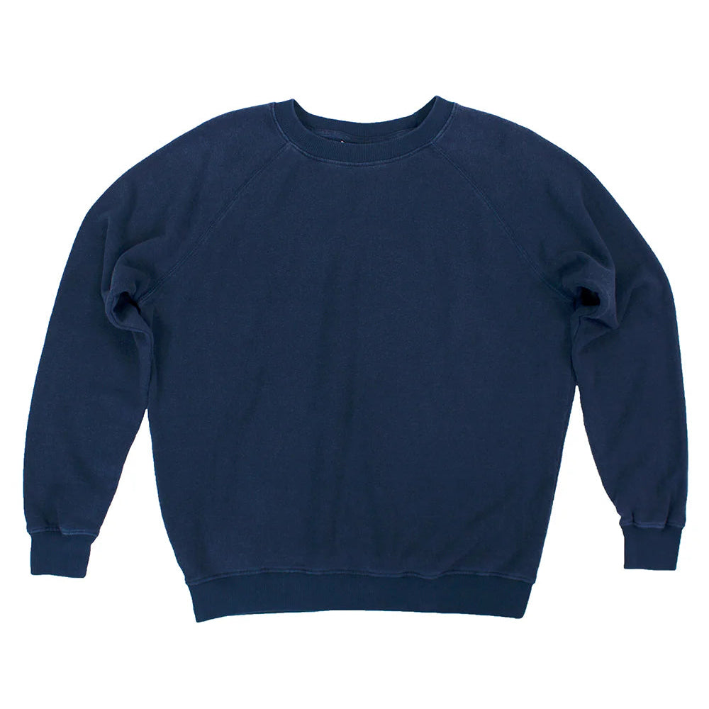 Bonfire Raglan Sweatshirt in Navy