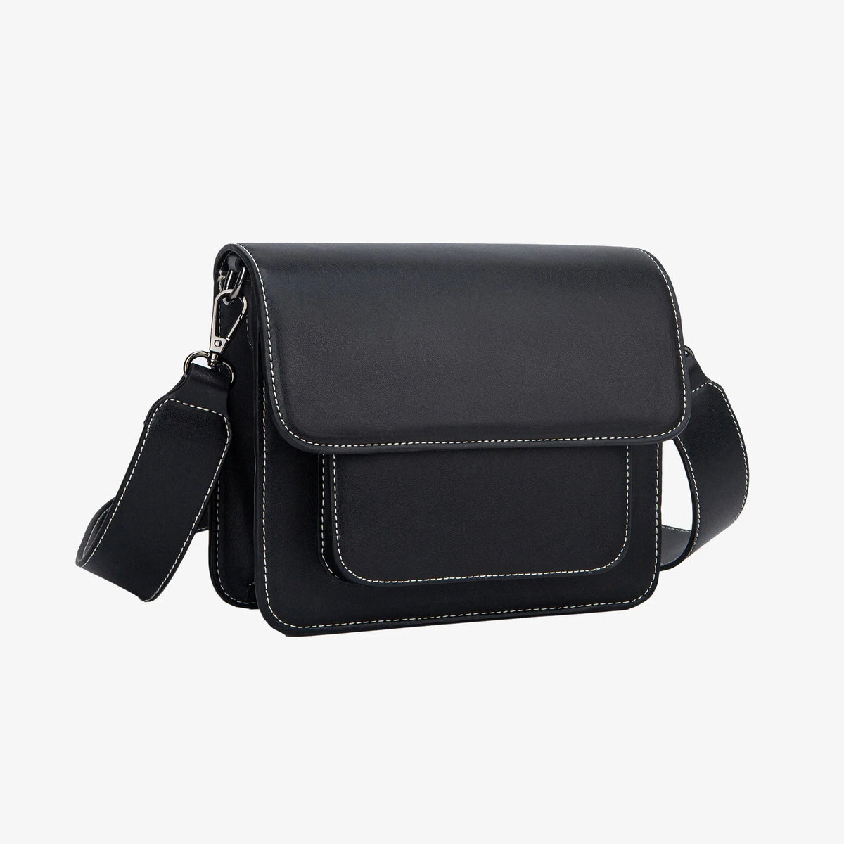 Cayman Pocket Bag in Contrast Black