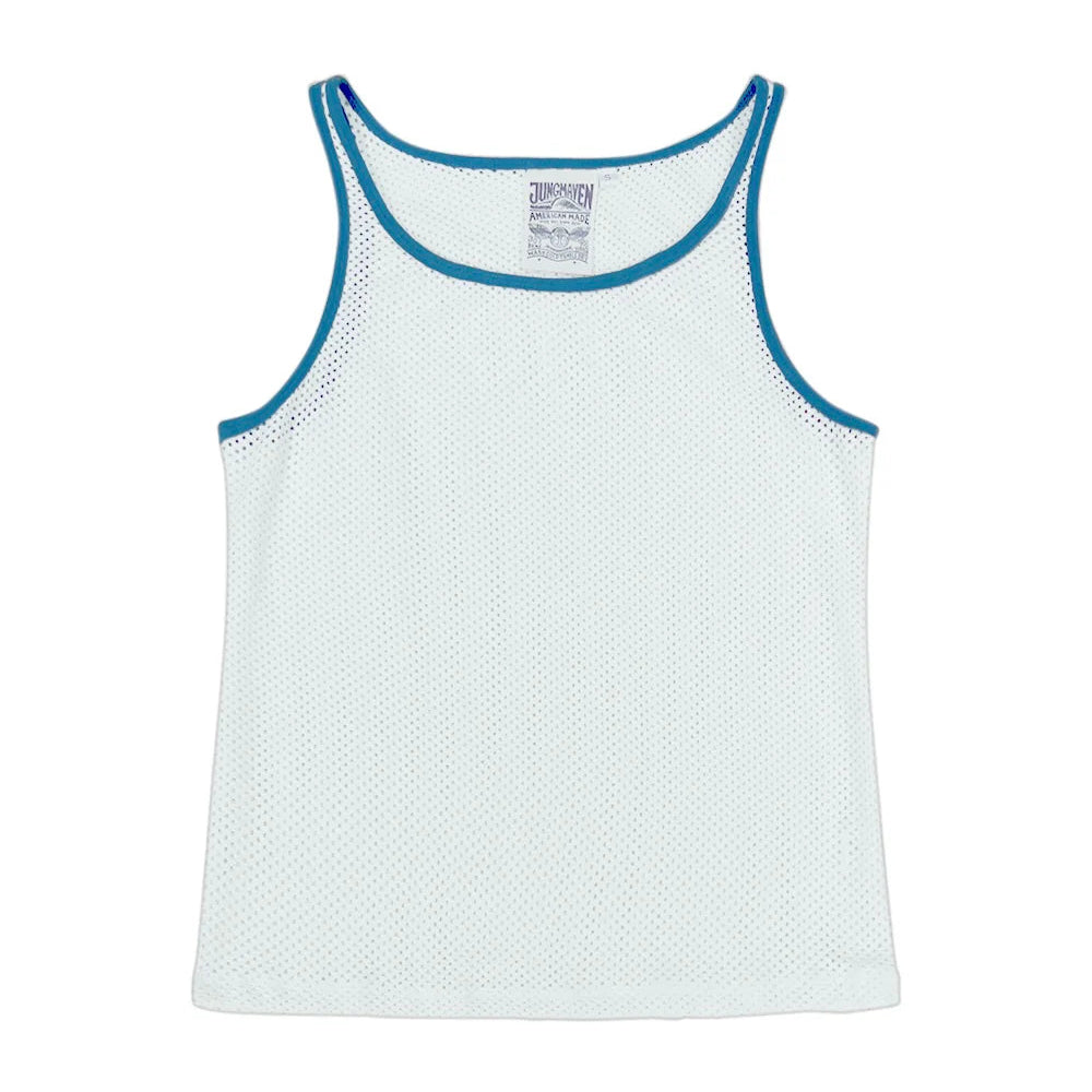 Calobo Mesh Tank in Washed White