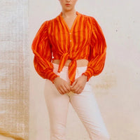 Carla Blouse in Stripes