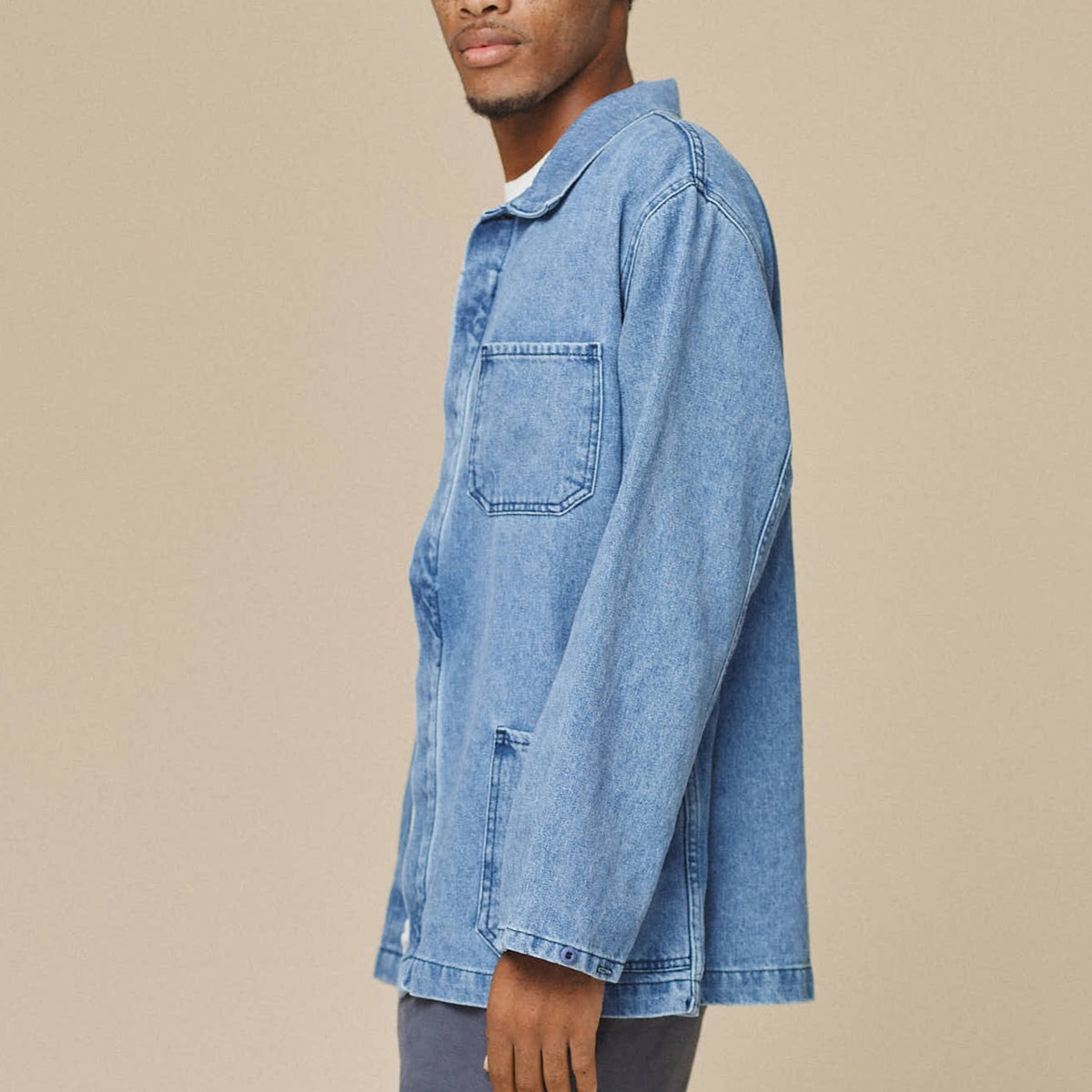 Olympic Jacket in Light Denim