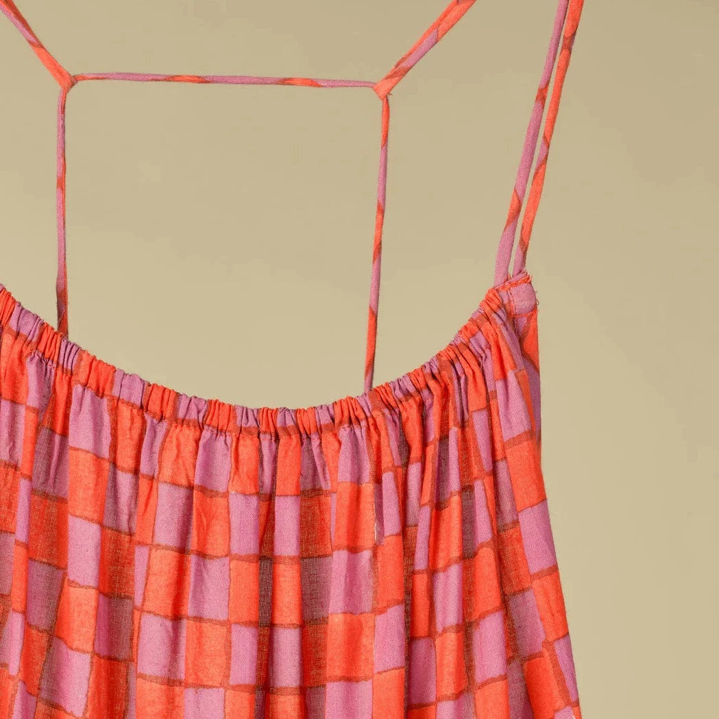 Flora Dress in Checks