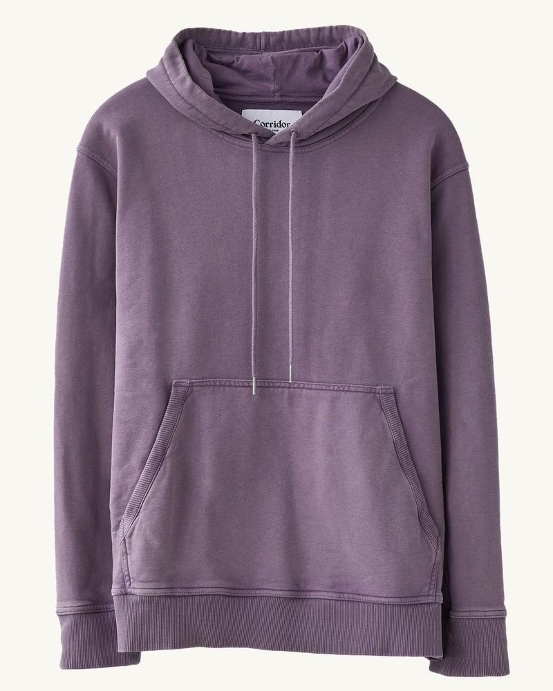 French Terry Hoodie in Purple