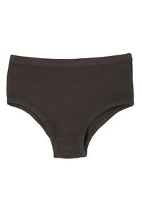High Waist Brief in Coffee Bean