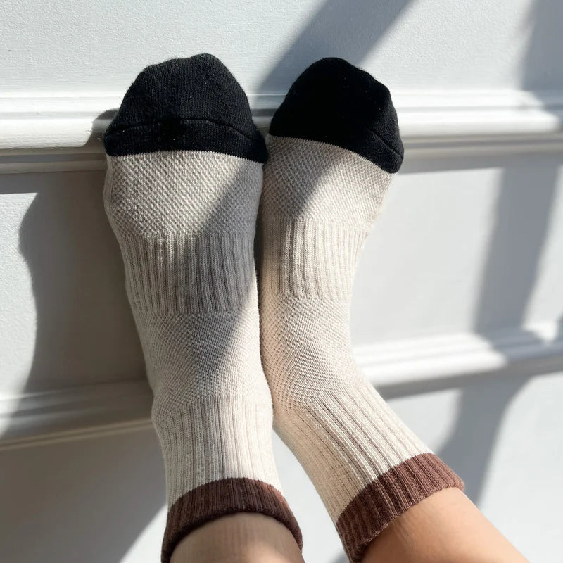 Color Block Girlfriend Sock