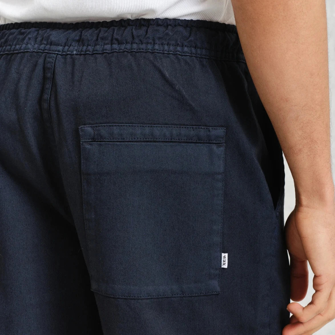 Kurt Organic Twill Trouser in Navy