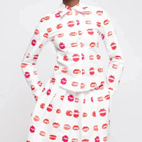 Lipstick Stains Button Down